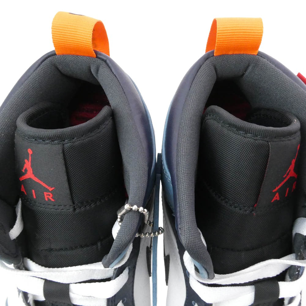 NIKE ナイキ FACETASM ファセッタズム CU2802-100 Air Jordan 1 Mid White Navy エアジョーダン1 ミッド ホワイト ネイビー ミドルカット スニーカー ホワイト系 ライトブルー系 29cm【中古】