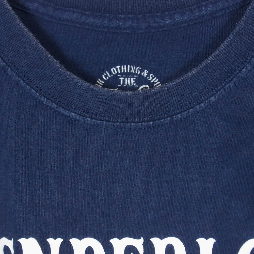 TENDERLOIN テンダーロイン T-TEE TOKYO 本店限定 プリント 半袖 Tシャツ ネイビー系 L【中古】