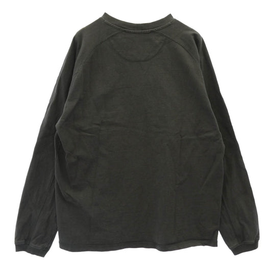 TENDERLOIN テンダーロイン FREEDOM SLEEVE CUT&SEW フリーダム サムホール付き 長袖 カットソー グレー系 M【中古】