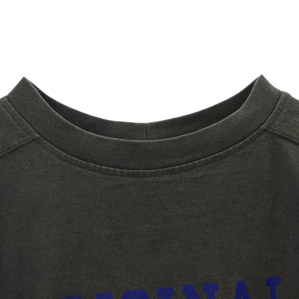 TENDERLOIN テンダーロイン FREEDOM SLEEVE CUT&SEW フリーダム サムホール付き 長袖 カットソー グレー系 M【中古】