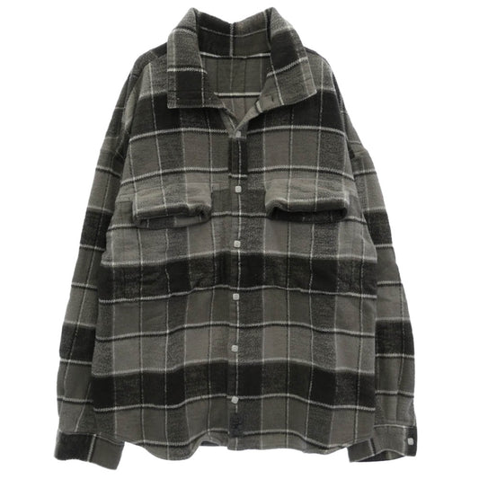 TENDERLOIN テンダーロイン FLANNEL CHECK SHT フランネル チェック 長袖 シャツ グレー系 M【中古】