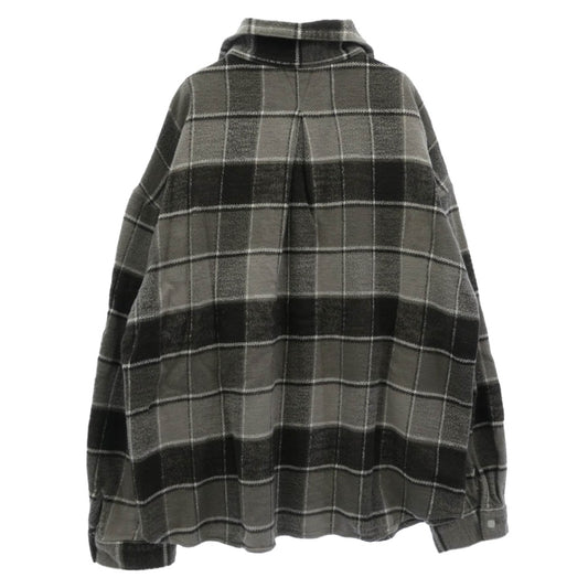 TENDERLOIN テンダーロイン FLANNEL CHECK SHT フランネル チェック 長袖 シャツ グレー系 M【中古】