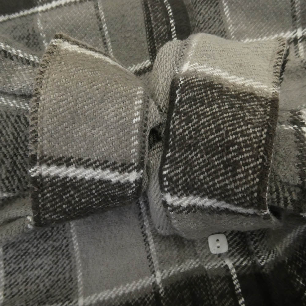 TENDERLOIN テンダーロイン FLANNEL CHECK SHT フランネル チェック 長袖 シャツ グレー系 M【中古】