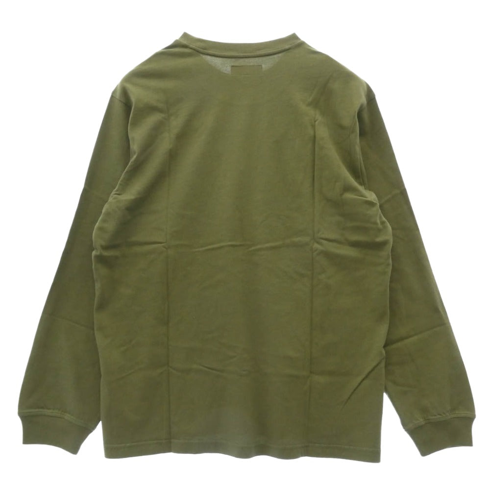 Supreme シュプリーム 23AW Small Box L/S Tee スモールボックス ロングスリーブ 長袖 Tシャツ カットソー オリーブ モスグリーン系 M【極上美品】【中古】