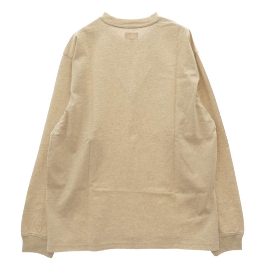 Supreme シュプリーム 23SS Small Box L/S Tee スモールボックス ロングスリーブ 長袖 Tシャツ カットソー オートミール オフホワイト系 M【極上美品】【中古】