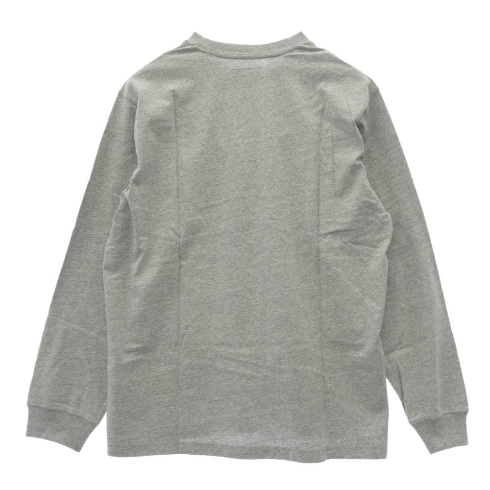 Supreme シュプリーム 23AW Small Box L/S Tee スモールボックス ロングスリーブ 長袖 Tシャツ カットソー グレー系 M【極上美品】【中古】
