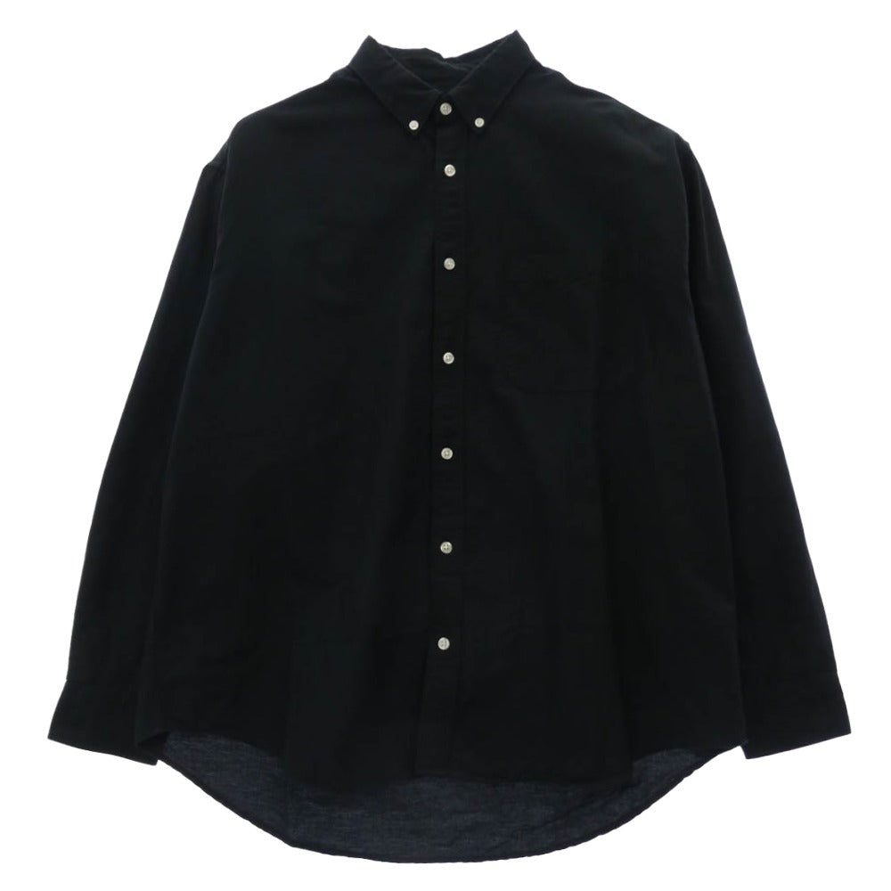 Supreme シュプリーム 23AW Loose Fit Oxford Shirt ルーズフィット オックスフォード 長袖 シャツ ブラック系 M【中古】