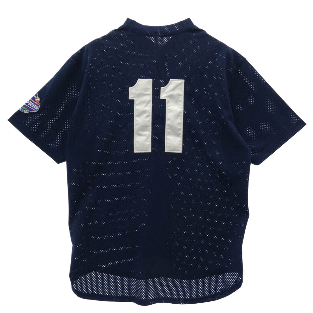 Supreme シュプリーム 24AW S Logo Baseball Henley エスロゴ ベースボール ヘンリーネック 半袖 シャツ ネイビー系 M【美品】【中古】