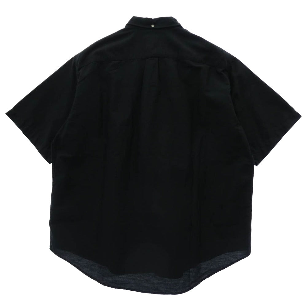 Supreme シュプリーム 23SS Loose Fit S/S Oxford Shirt ルーズフィット ショートスリーブ オックスフォード 半袖 シャツ ブラック系 M【美品】【中古】