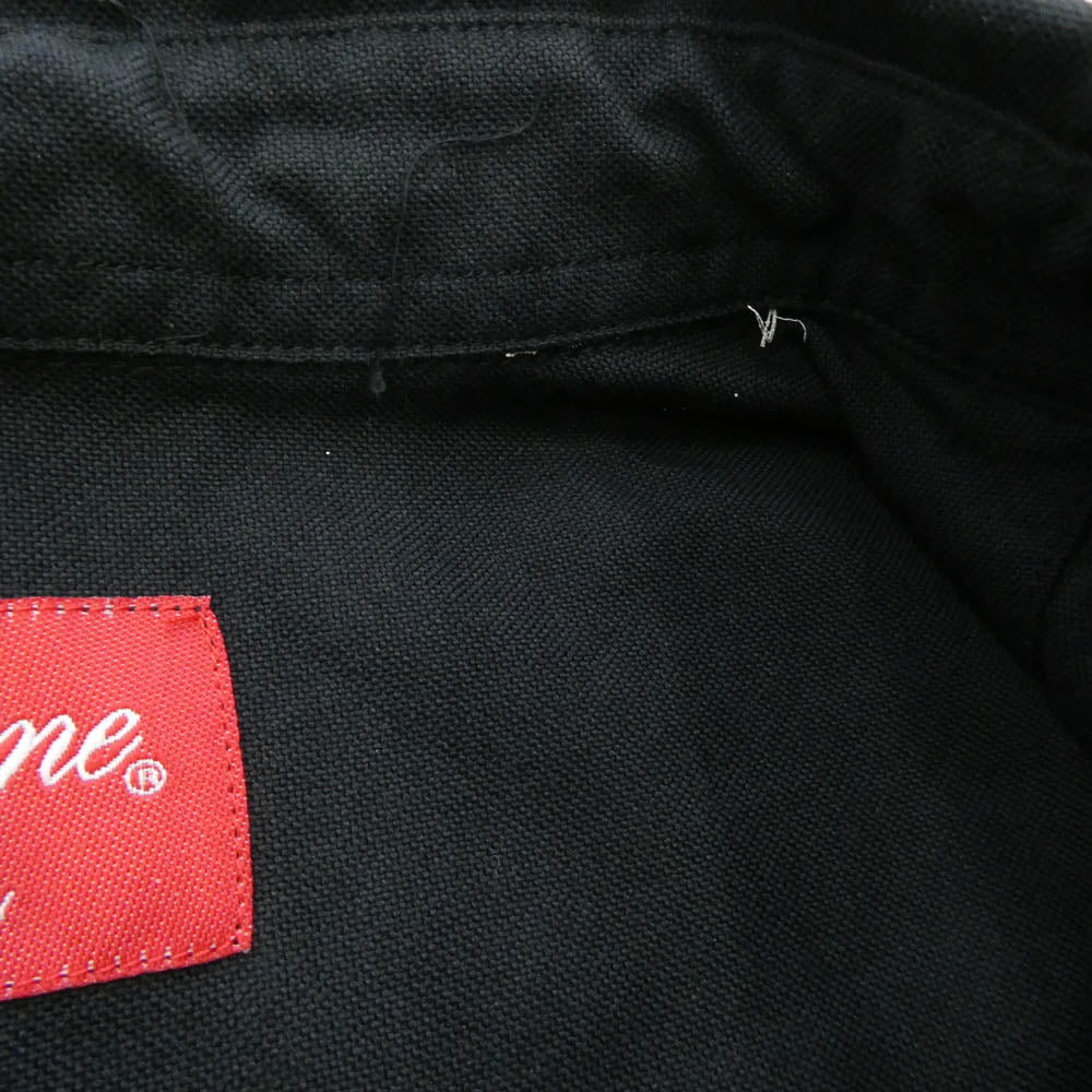 Supreme シュプリーム 23SS Loose Fit S/S Oxford Shirt ルーズフィット ショートスリーブ オックスフォード 半袖 シャツ ブラック系 M【美品】【中古】
