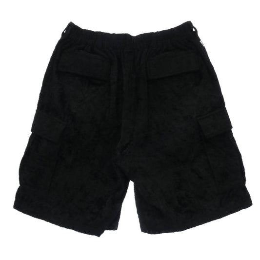 Supreme シュプリーム 25SS x GOODENOUGH グッドイナフ Crushed Rayon Cargo Short クラッシュ レーヨン カーゴ ショーツ ハーフ ショート パンツ ブラック系 34【中古】