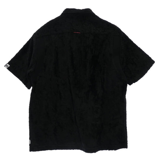 Supreme シュプリーム 25SS x GOODENOUGH グッドイナフ Crushed Rayon S/S Shirt クラッシュ レーヨン ショートスリーブ 半袖 シャツ ブラック系 L【極上美品】【中古】