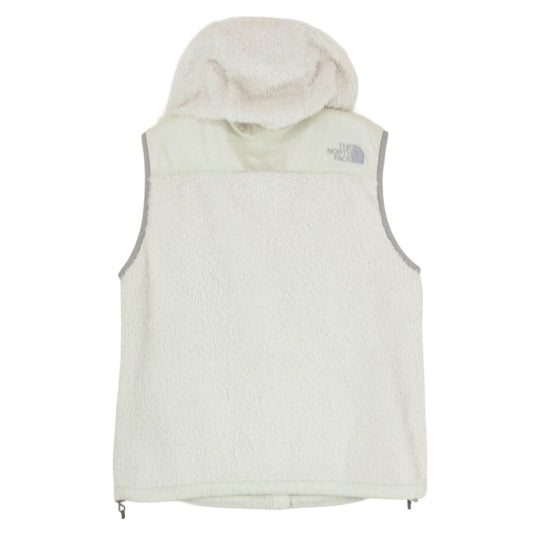 THE NORTH FACE ノースフェイス NAW45004 DENALI VEST デナリ ボア フーデッド ベスト ホワイト系 M【中古】