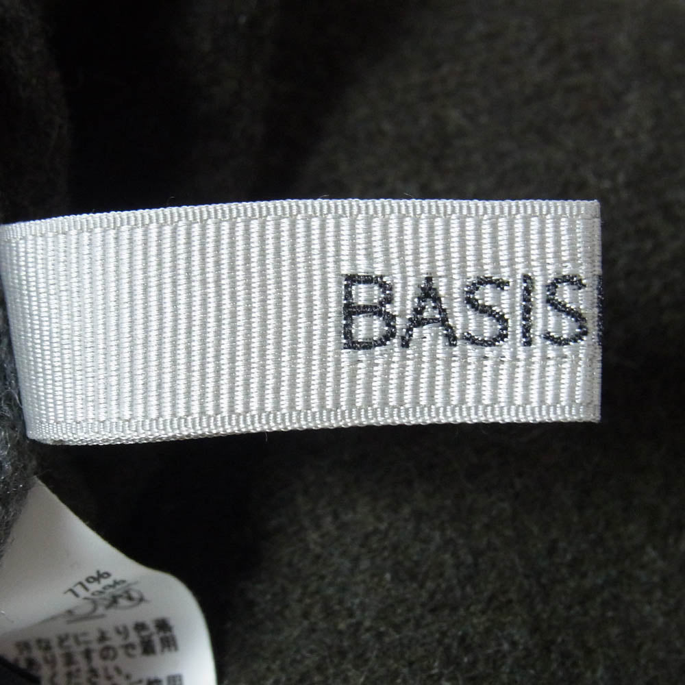 バージスブルック WEST Wool Nylon Fleece Jersey Full Zip Reversible Blouson ジップ アップ ジャケット ダークグレー系 1【中古】