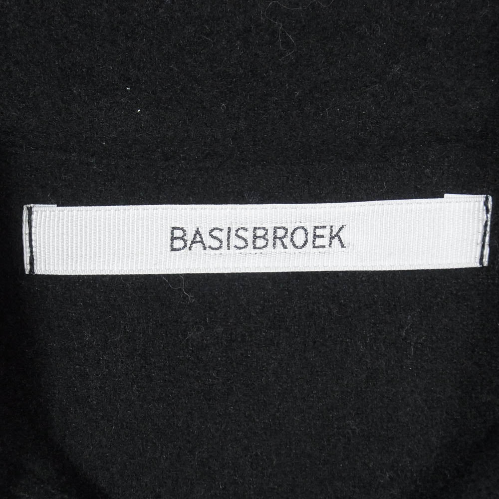 バージスブルック HARE Recycle Wool Fleece Stand Collar Pullover プルオーバー フリース ジャケット ブラック系 2【中古】