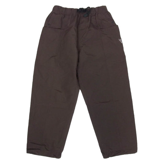 South2 West8 サウスツーウェストエイト NS707 Belted C.S. Pant ベルテッド ナイロン パンツ ダークブラウン系 S【中古】