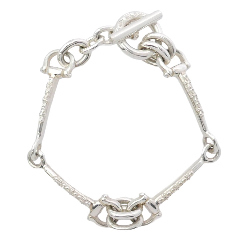 ワカン シルバー スミス BN-083 Horse bit bracelet ホースビット ブレスレット シルバー系【中古】