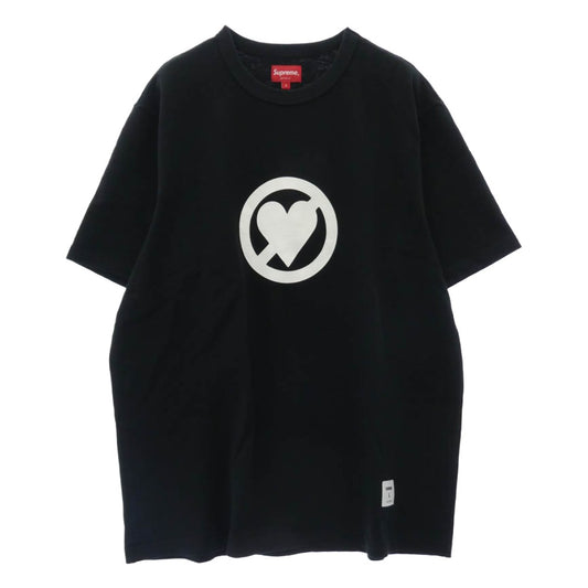 Supreme シュプリーム 22AW No Love S/S Top tee ノー ラブ ショートスリーブ トップ Tシャツ 半袖 カットソー ブラック系 L【中古】