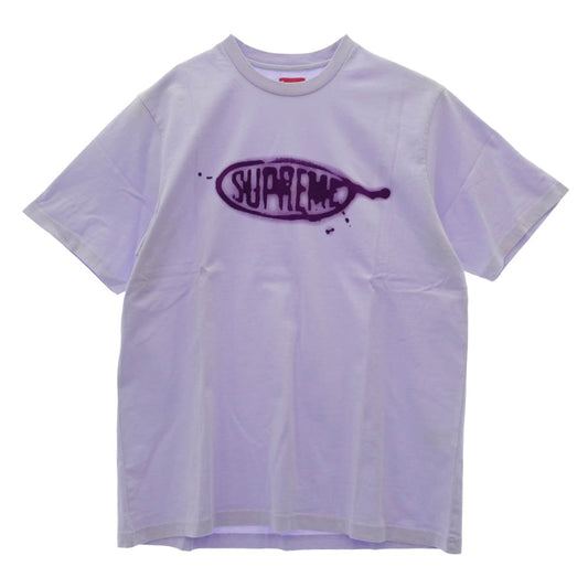 Supreme シュプリーム 22SS Ink Blot S/S Top インクブロット ショートスリーブ Tシャツ 半袖 カットソー パープル系 L【新古品】【未使用】【中古】