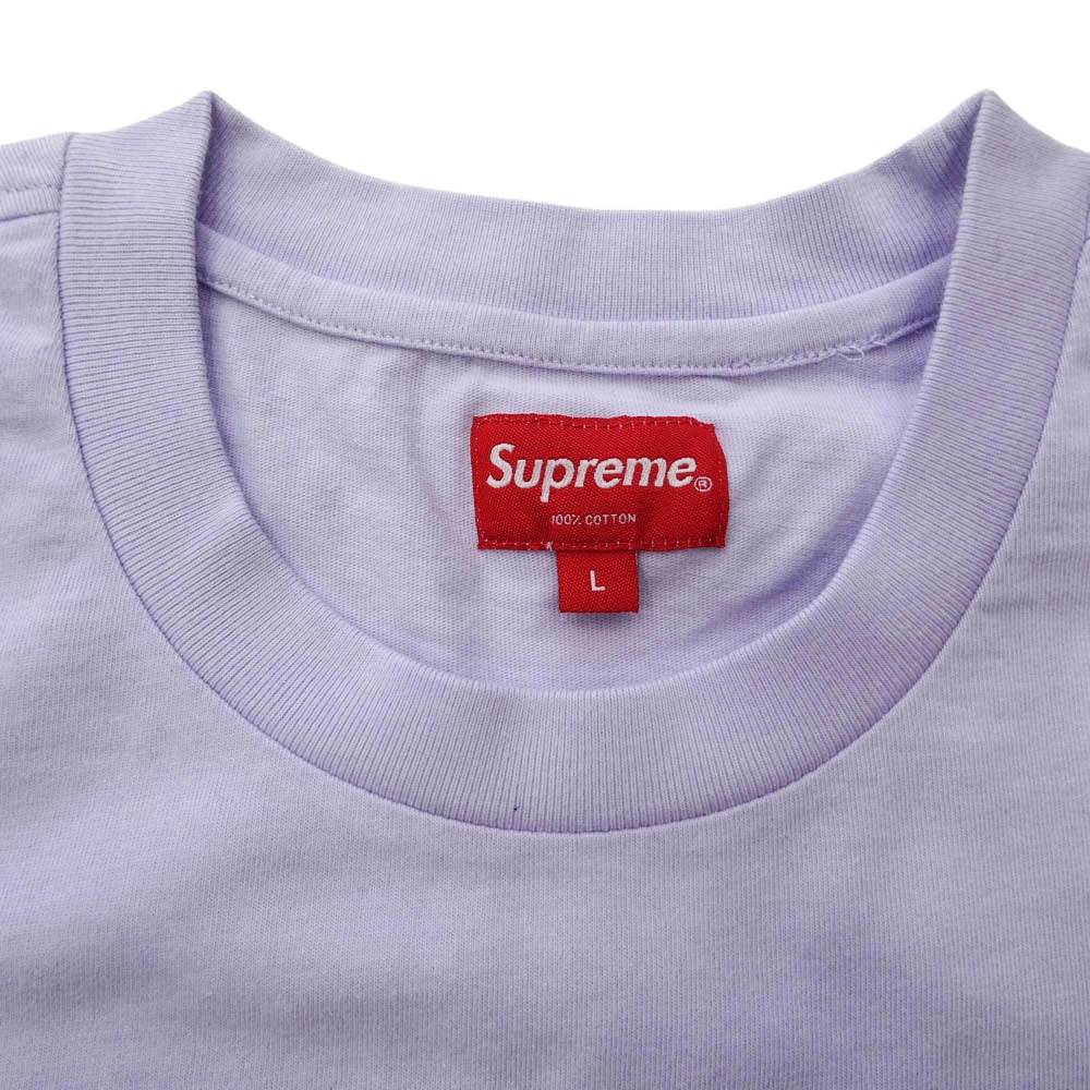 Supreme シュプリーム 22SS Ink Blot S/S Top インクブロット ショートスリーブ Tシャツ 半袖 カットソー パープル系 L【新古品】【未使用】【中古】