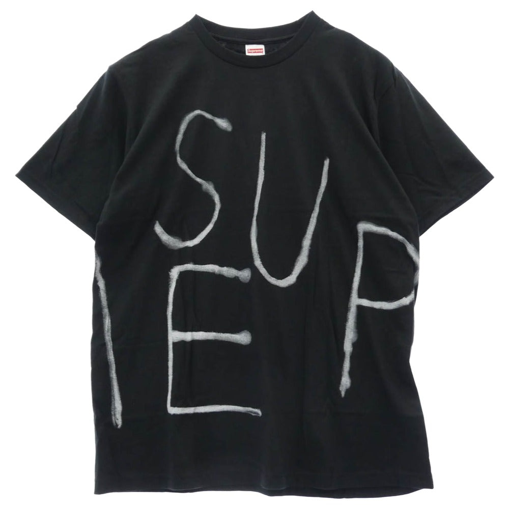 Supreme シュプリーム 25SS PAINTED TEE ペインテッド Tシャツ 半袖 カットソー ブラック系 L【新古品】【未使用】【中古】