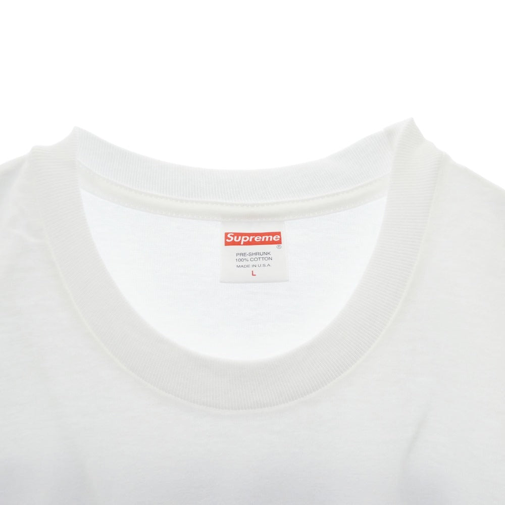 Supreme シュプリーム 24SS × ANTIHERO Dog Tee アンチヒーロー ドッグ Tシャツ 半袖 カットソー ホワイト系 L【極上美品】【中古】
