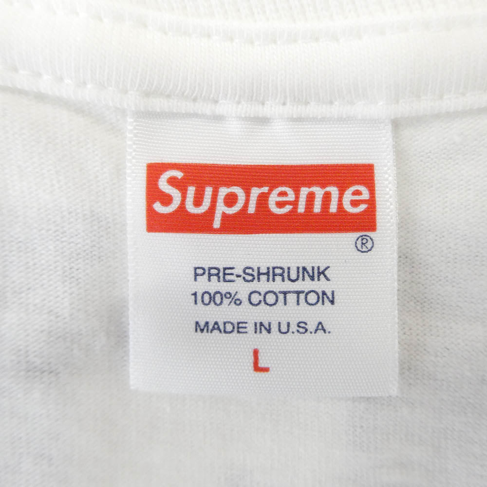 Supreme シュプリーム 24SS × ANTIHERO Dog Tee アンチヒーロー ドッグ Tシャツ 半袖 カットソー ホワイト系 L【極上美品】【中古】
