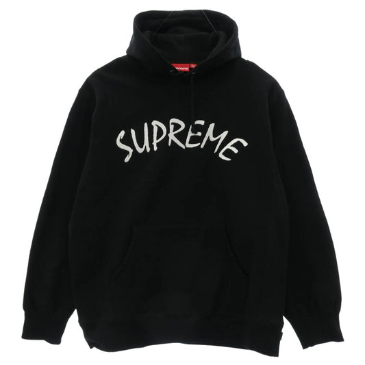 Supreme シュプリーム 21SS FTP Arc Hooded Sweatshirt アーチ ロゴ 刺繍 フーデッド フーディー スウェット シャツ パーカー ブラック系 L【美品】【中古】