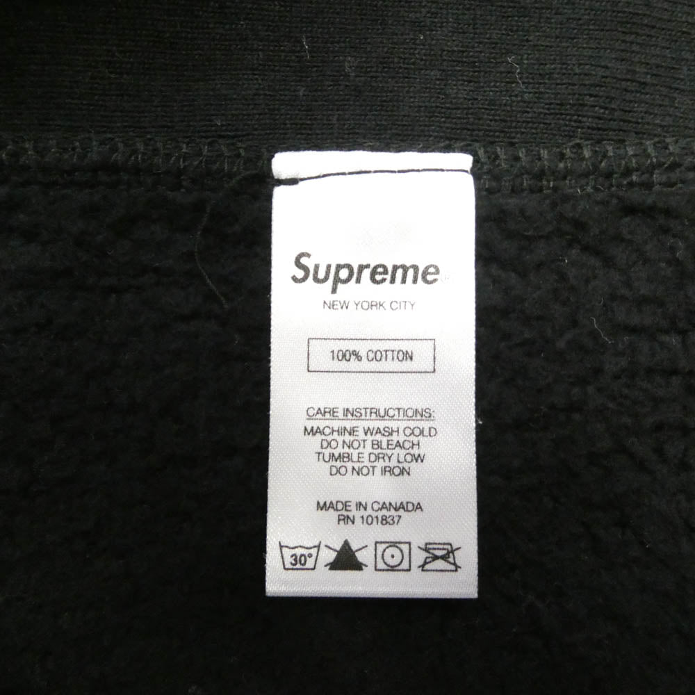 Supreme シュプリーム 21SS FTP Arc Hooded Sweatshirt アーチ ロゴ 刺繍 フーデッド フーディー スウェット シャツ パーカー ブラック系 L【美品】【中古】