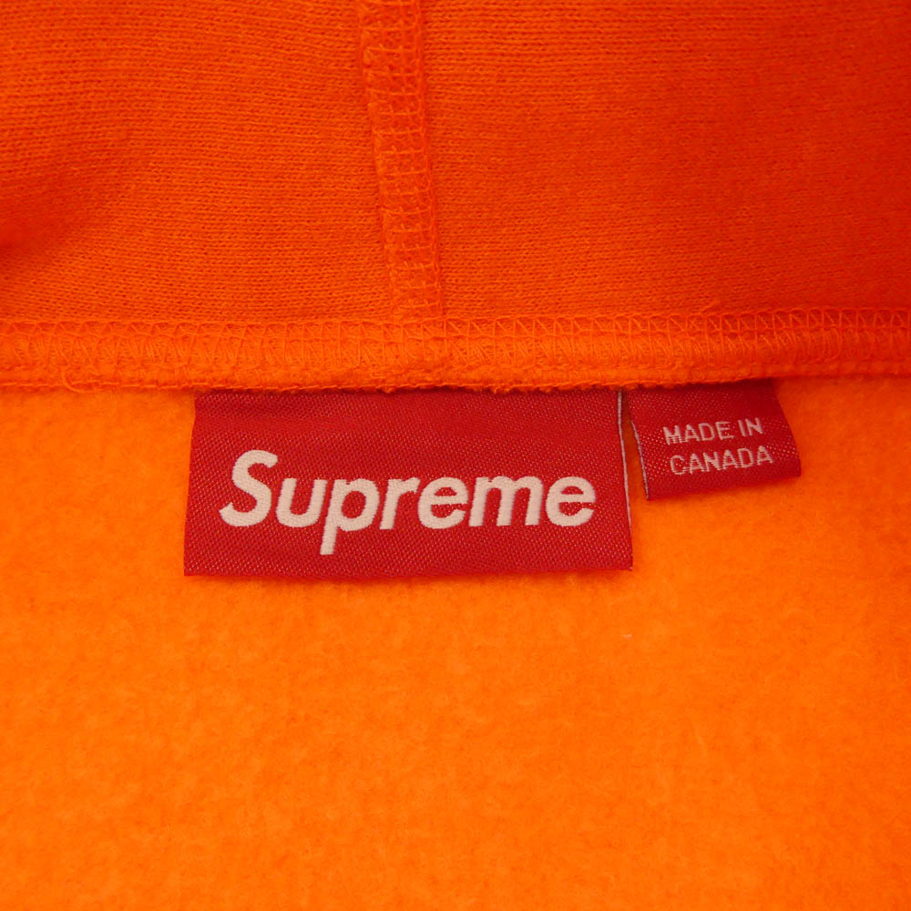 Supreme シュプリーム 24SS Futura Hooded Sweatshirt Bright Orange フューチュラ ロゴ プルオーバー フーデッド スウェットシャツ フーディー パーカー オレンジ系 L【極上美品】【中古】