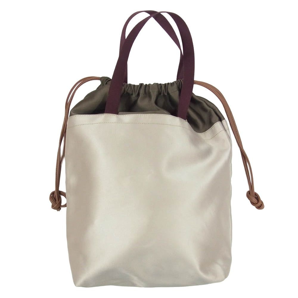 SEE BY CHLOE シーバイクロエ ESSENTIAL SMALL TOTE BAG ロゴプリント スモール トートバッグ ブラウン系【中古】