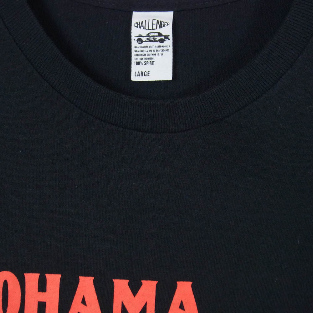 CHALLENGER チャレンジャー YOKOHAMA DISCO-CHOPPERS 半袖 Tシャツ ブラック系 L【中古】