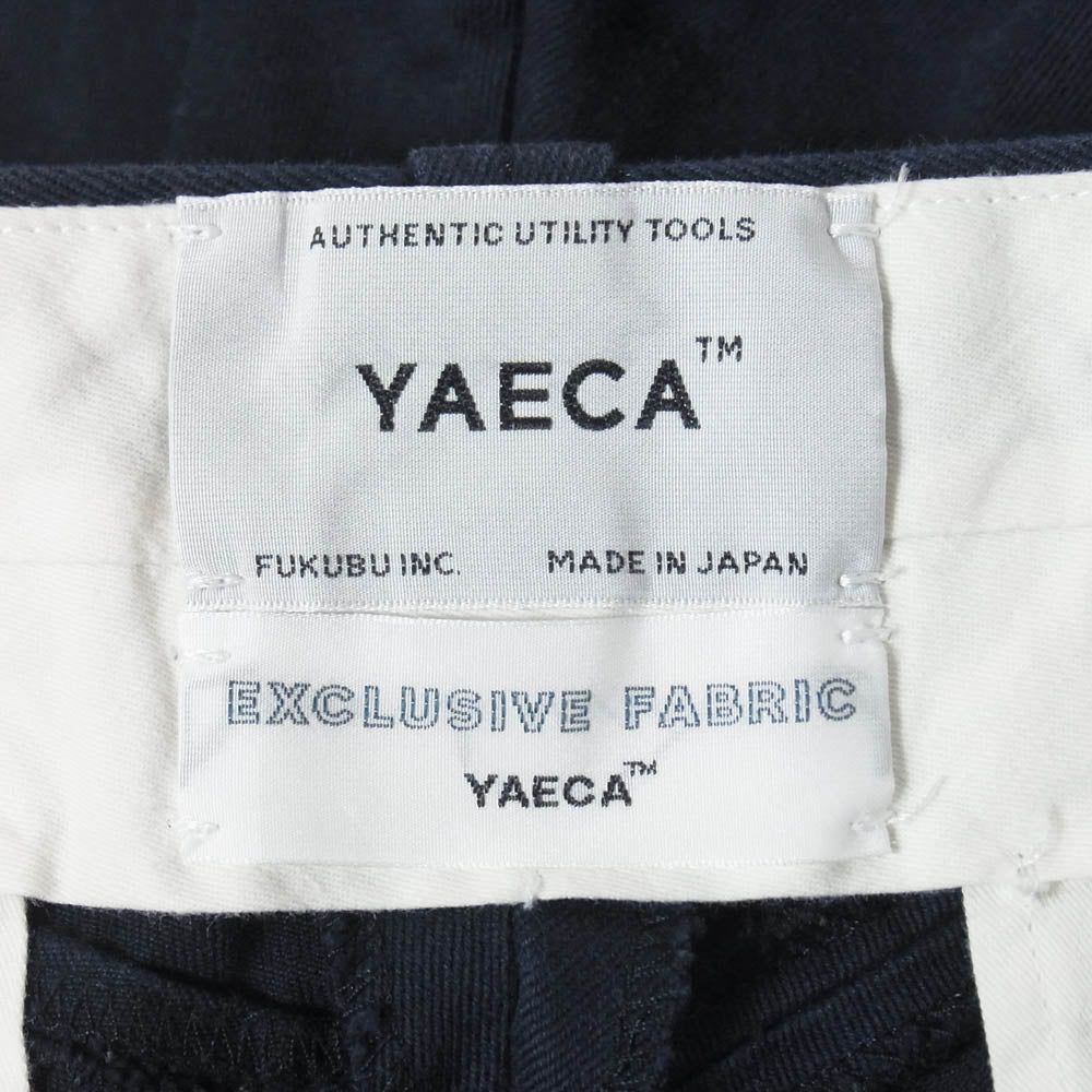YAECA ヤエカ 12601 コットン テーパード チノパンツ ネイビー系 S【中古】