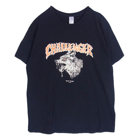 CHALLENGER チャレンジャー ZOMBIE WOLF TEE ウルフ 半袖 Ｔシャツ ブラック系 L【中古】