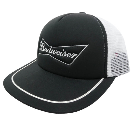 ウェイステッドユース Budweiser WY メッシュ ロゴ キャップ ブラック系 ホワイト系【中古】