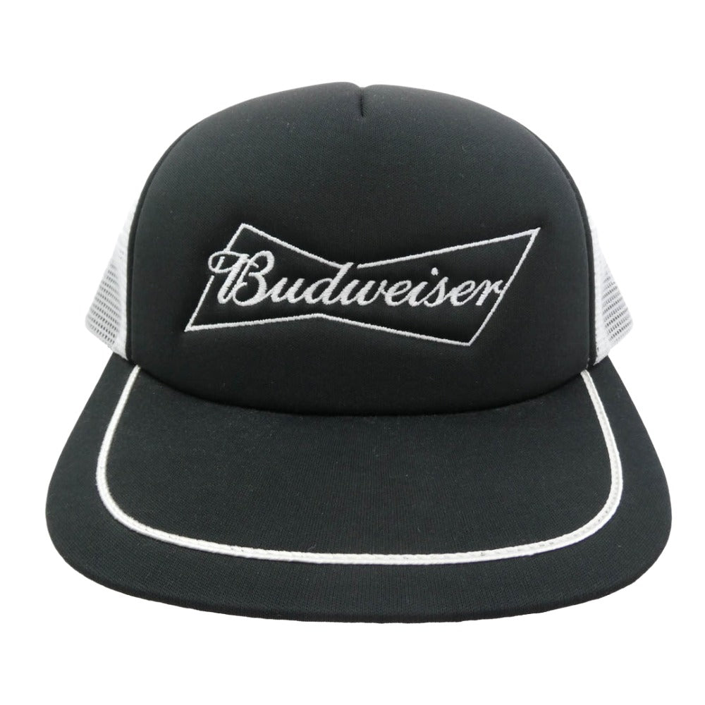 ウェイステッドユース Budweiser WY メッシュ ロゴ キャップ ブラック系 ホワイト系【中古】