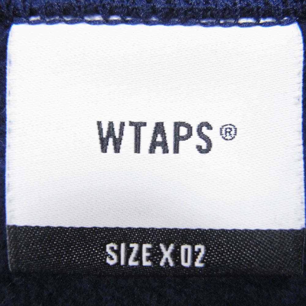 WTAPS ダブルタップス 22aw 222ATDT-CPM02S LOCKS SWEATER COTTON ロックス セーター コットン スウェット トレーナー ネイビー系 X02【中古】