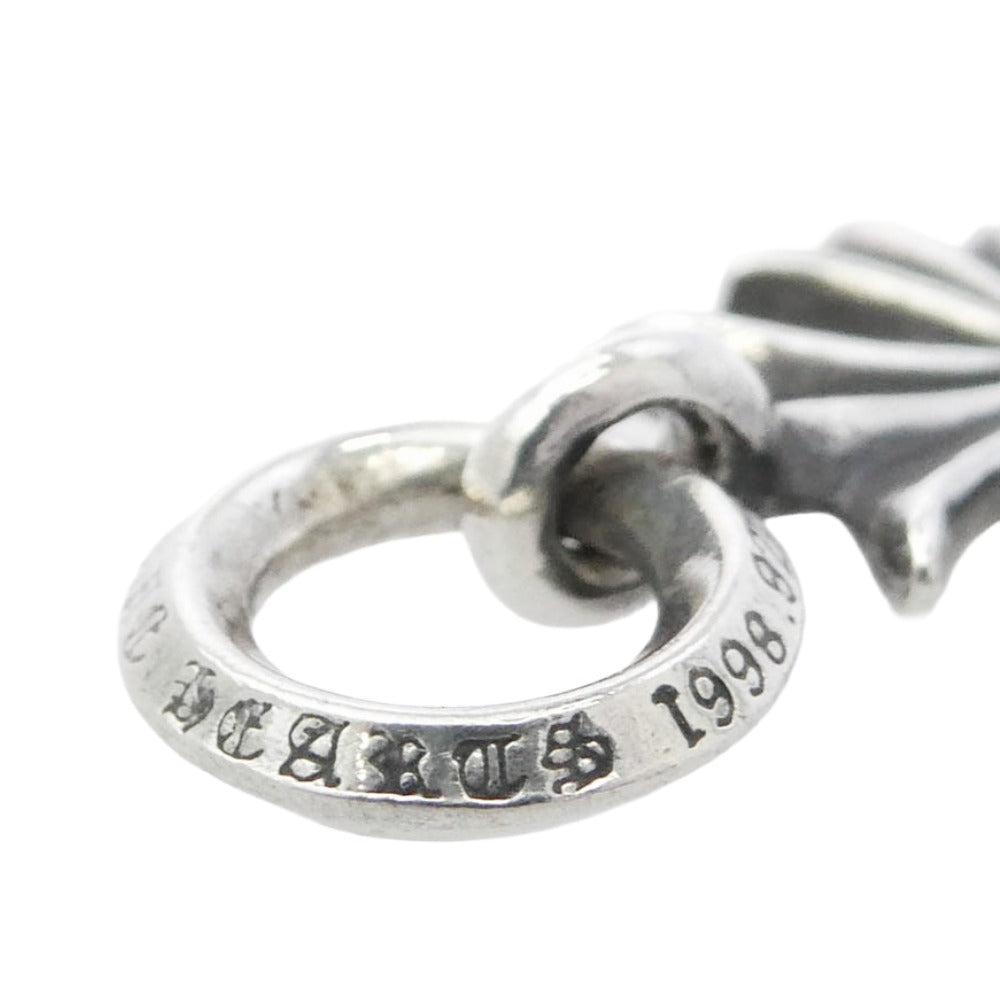 CHROME HEARTS クロムハーツ（原本無） TNY CH CRS タイニー CHクロス チャーム ペンダントトップ シルバー系【中古】