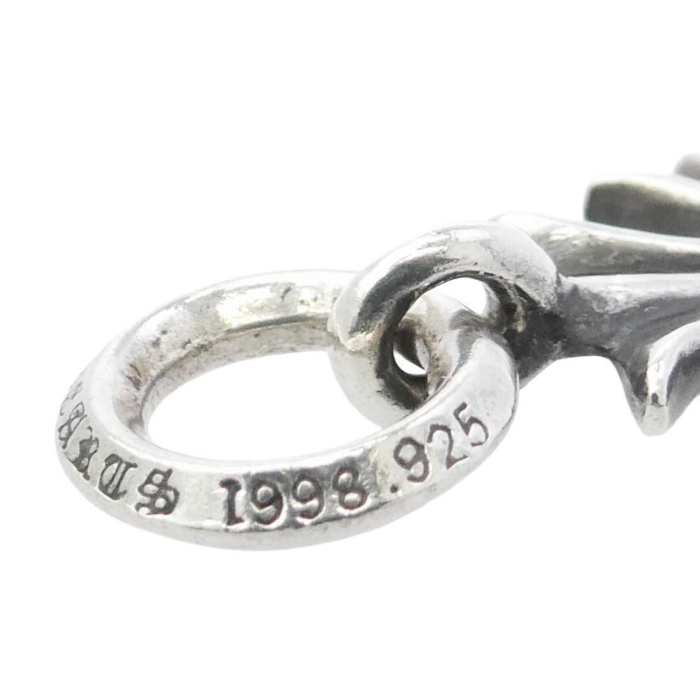 CHROME HEARTS クロムハーツ（原本無） TNY CH CRS タイニー CHクロス チャーム ペンダントトップ シルバー系【中古】