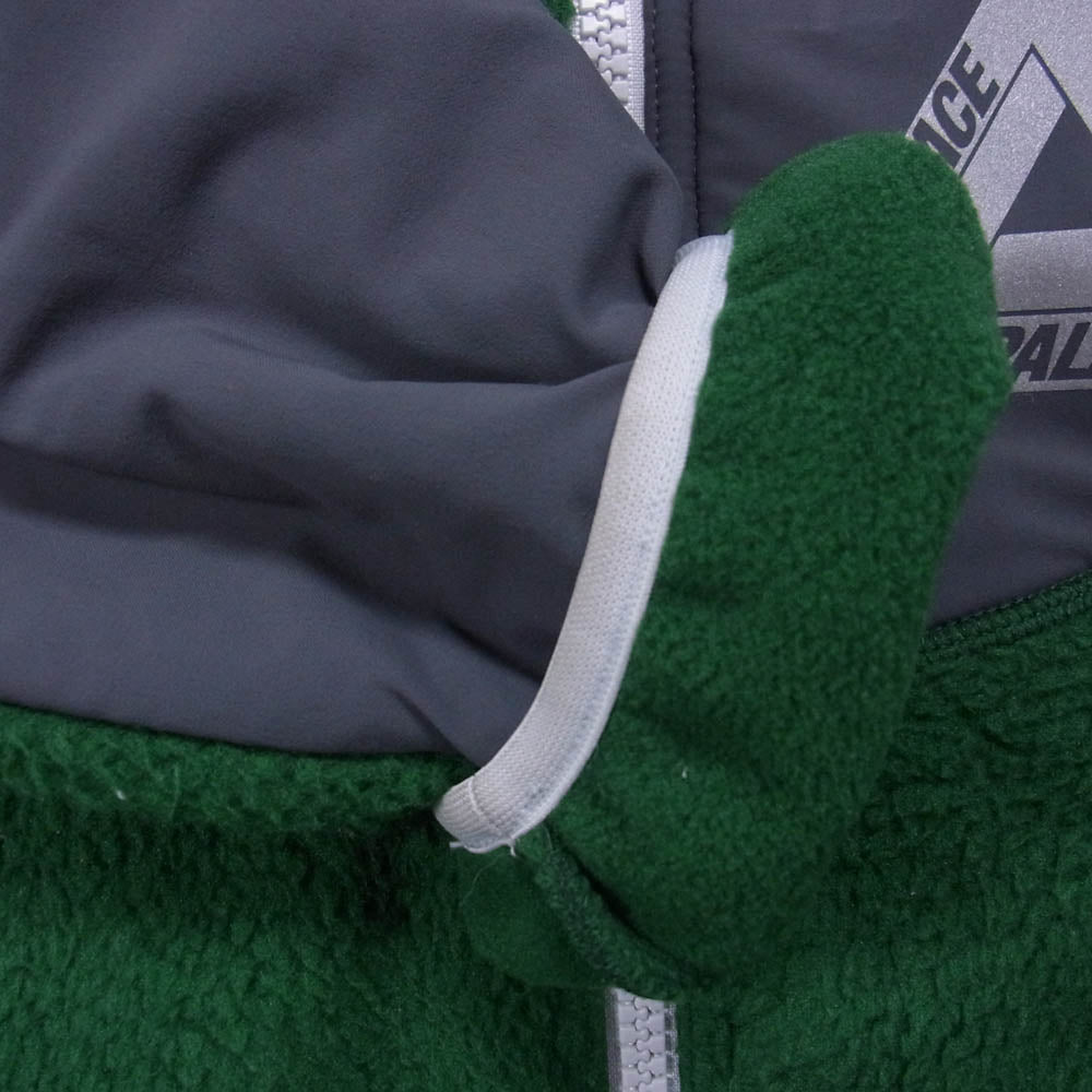 PALACE パレス THERMA FLEECE JACKET RACEY サーマ フリース ジャケット グリーン系 S【中古】