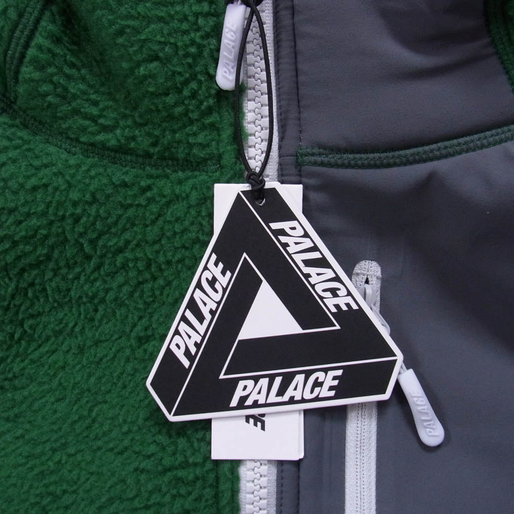 PALACE パレス THERMA FLEECE JACKET RACEY サーマ フリース ジャケット グリーン系 S【中古】