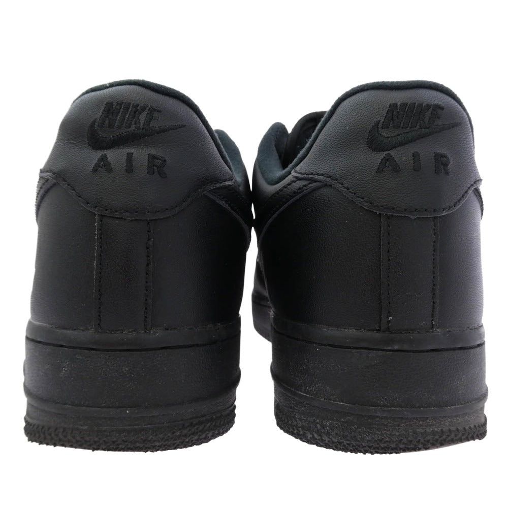 Supreme シュプリーム CU9225-001 × Nike ナイキ Air Force 1 Low Black エアフォース1 ロー ブラック スニーカー ブラック系 26.5cm【中古】