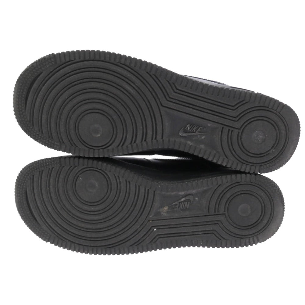 Supreme シュプリーム CU9225-001 × Nike ナイキ Air Force 1 Low Black エアフォース1 ロー ブラック スニーカー ブラック系 26.5cm【中古】