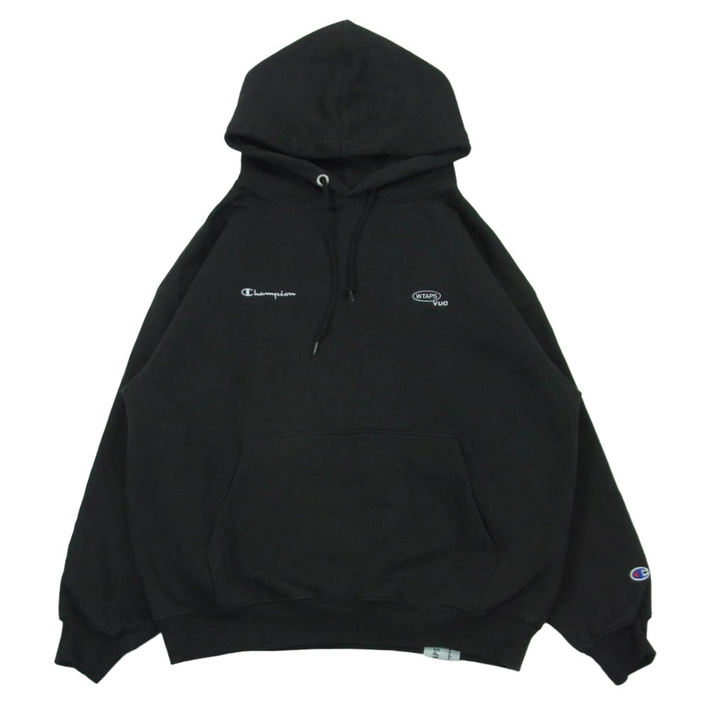 WTAPS ダブルタップス Champion チャンピオン Academy Hooded CTPL アカデミー フーデッド フーディー パーカー ダークグレー系 M【中古】