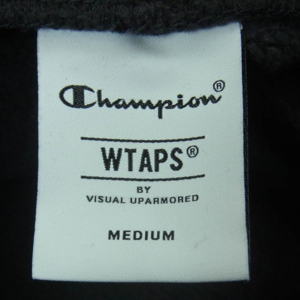 WTAPS ダブルタップス Champion チャンピオン Academy Hooded CTPL アカデミー フーデッド フーディー パーカー ダークグレー系 M【中古】