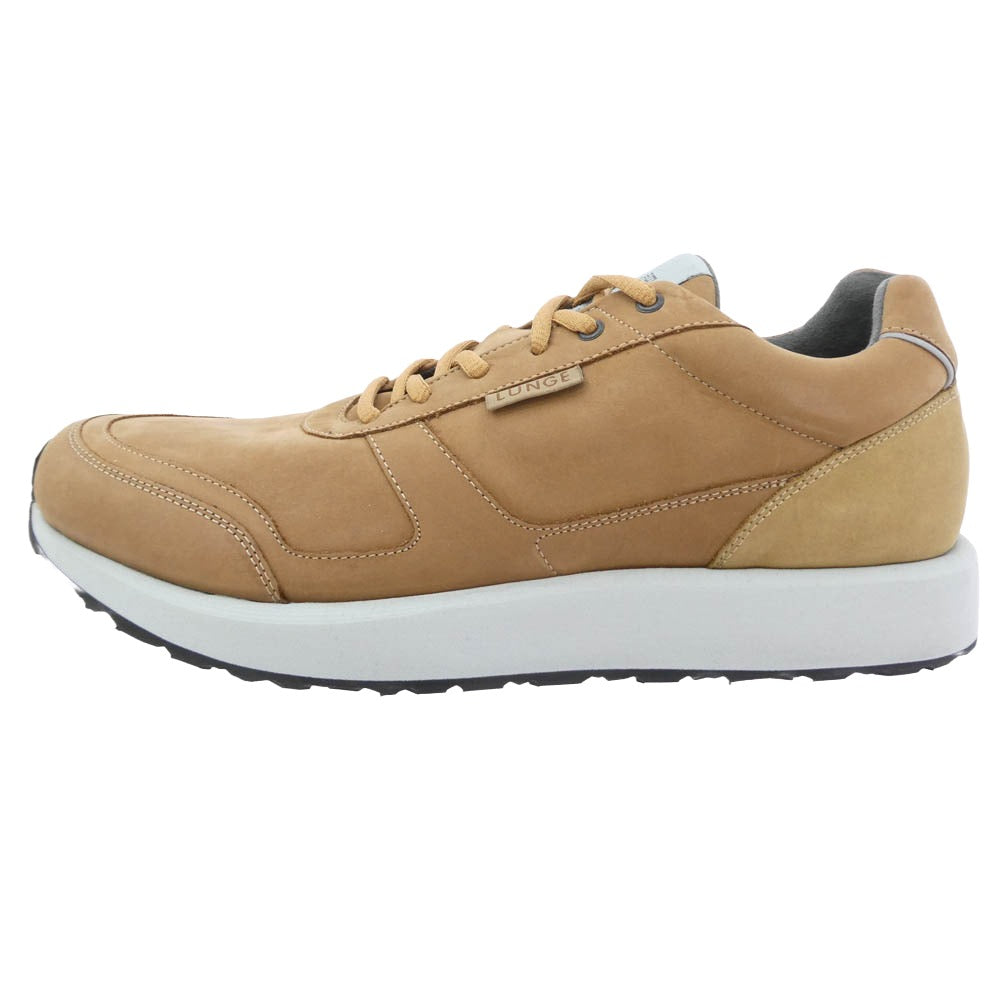 ルンゲ Classic Walk Leather クラシックウォーク レザー スニーカー コンフォートシューズ ブラウン系 グレー系 US9.5【極上美品】【中古】
