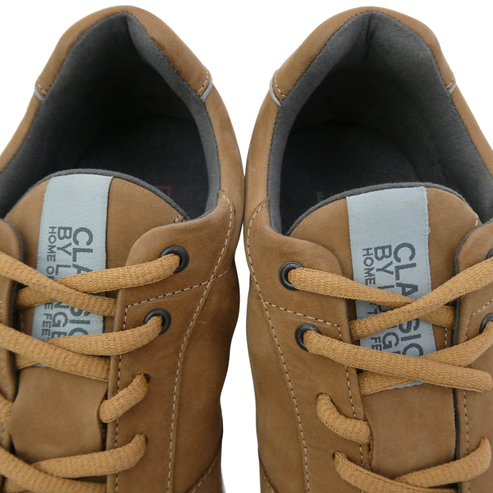 ルンゲ Classic Walk Leather クラシックウォーク レザー スニーカー コンフォートシューズ ブラウン系 グレー系 US9.5【極上美品】【中古】