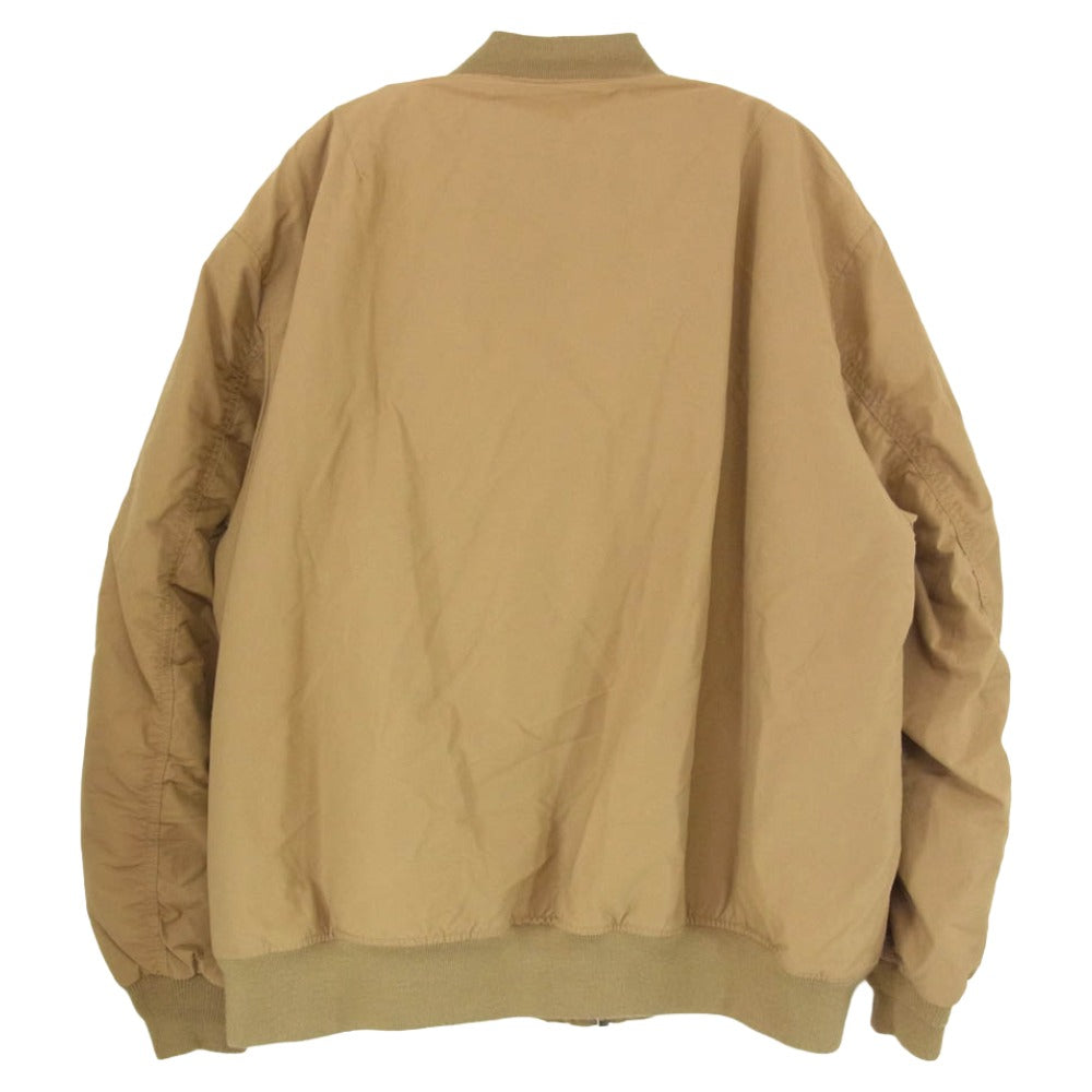 CHUMS チャムス CH04-1321 Camping Bomber Boa Jacket キャンピング ボンバー ボア ジャケット ブラウン系 XL【中古】