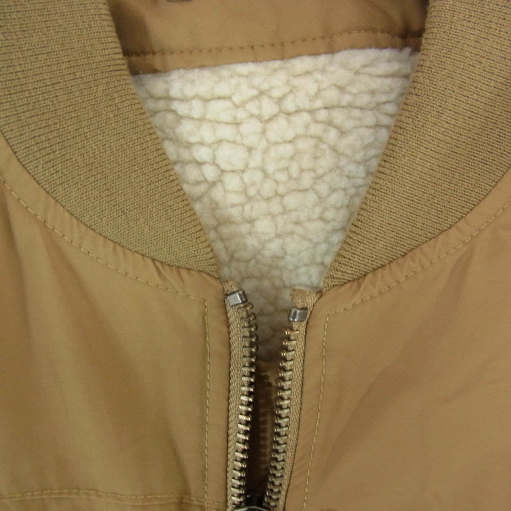CHUMS チャムス CH04-1321 Camping Bomber Boa Jacket キャンピング ボンバー ボア ジャケット ブラウン系 XL【中古】