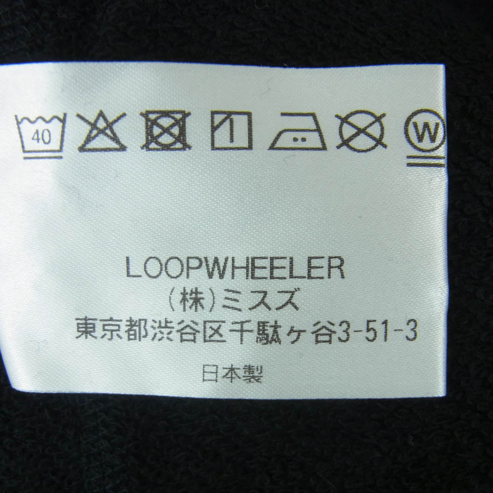 LOOPWHEELER ループウィラー BEAMS ビームス別注 Extra Light Short Sleeve Sweat スウェット生地 ラグラン エクストラライト ショートスリーブ 半袖 Tシャツ ブラック系 XL【中古】